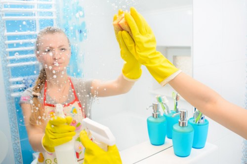 Local cleaner maintaining an N7 office or shared workspace