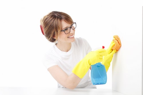 Kitchen and bathroom one off cleaning service for a flat in N7