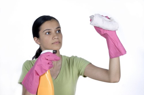 Deep cleaning process for fabric seating in a North London property
