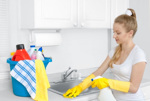 Deep cleaning carpets in a local retail or office space in N7